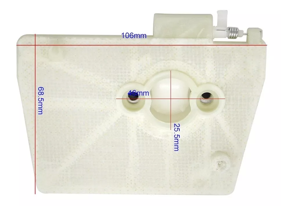 Filtro De Ar Bronze P/ Motosserras Stihl Ms 038/380/381/382(PM 674 )