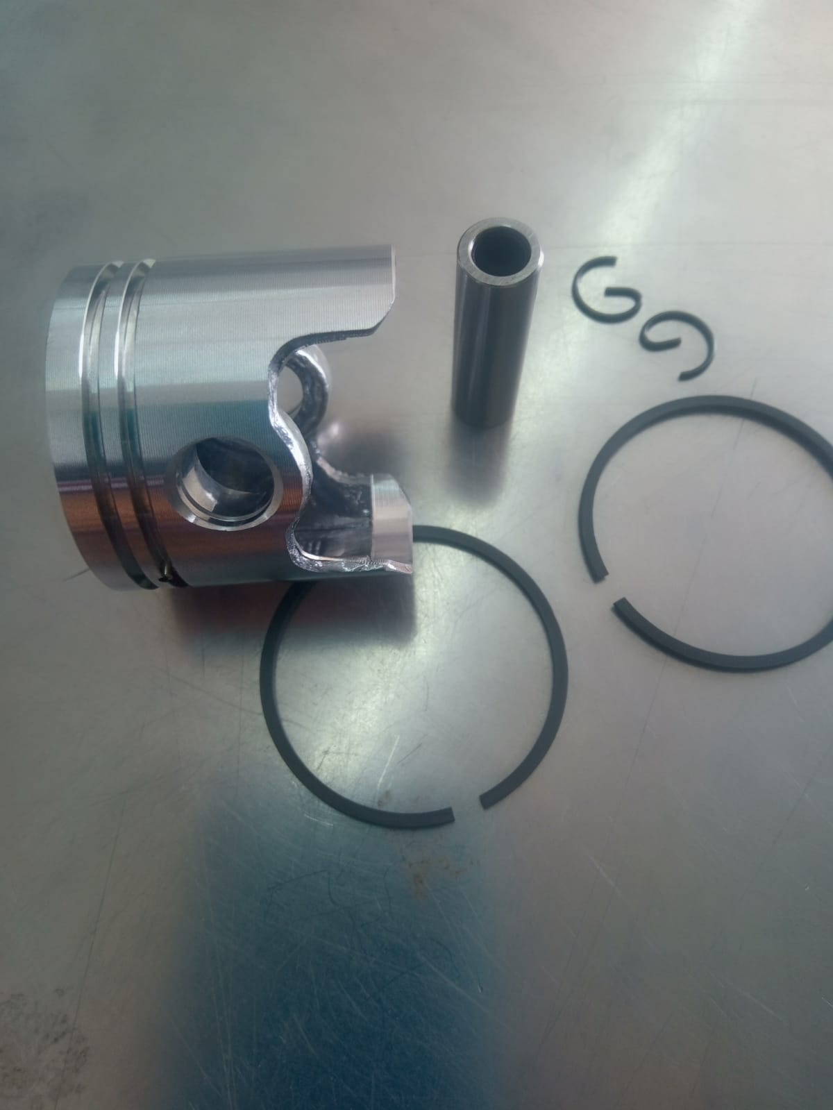 Pistao 40mm comp. p/ roçadeira / motobomba 43cc Vulcan VR430pn/vr430h/vr430s