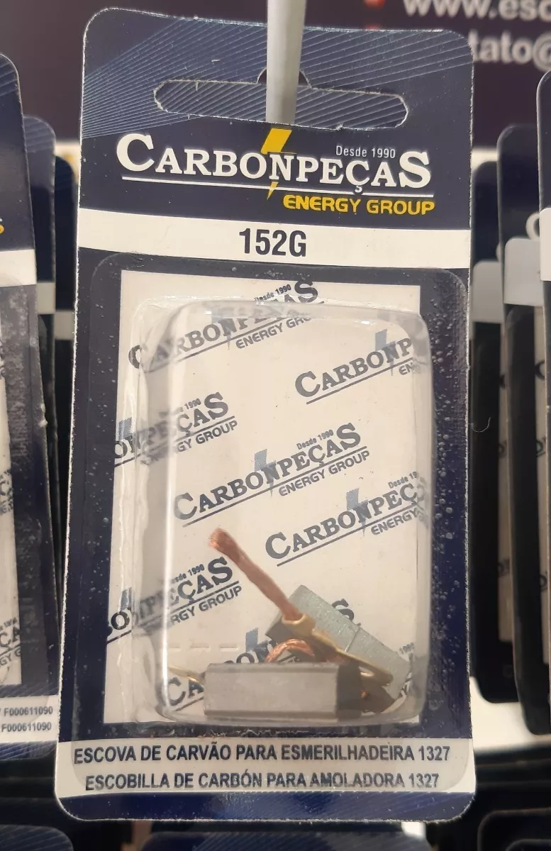 Escova de Carvão p/ Esmerilhadeira Amoladora Bosh 1327 C152g
